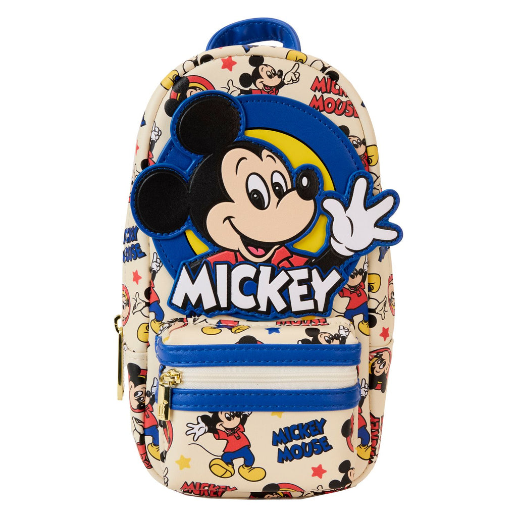 LOUNGEFLY DISNEY CLASSIC MINI BACKPACK PENCIL CASE