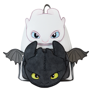 Loungefly How to Train Your Dragon Light & Night Fury Cosplay Mini Backpack