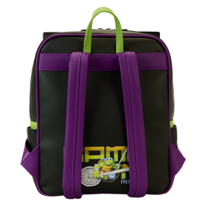 Loungefly Teenage Mutant Ninja Turtles 40th Anniversary Vintage Arcade Lenticular Glow Mini Backpack