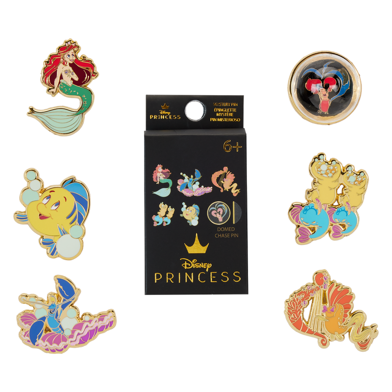 Loungefly The Little Mermaid 35th Anniversary Life is the Bubbles Mystery Box Pin