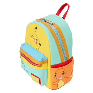 Loungefly Pokémon Color Block Starters Mini Backpack