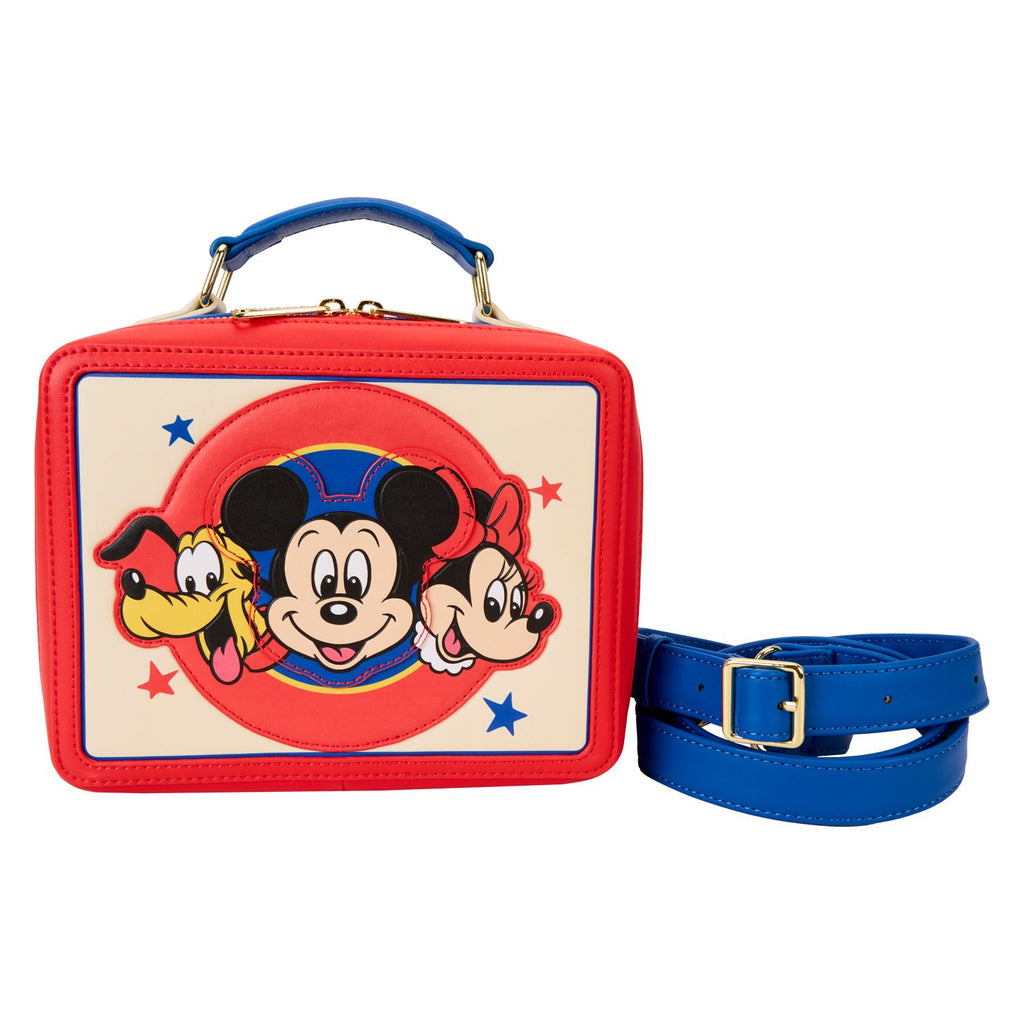 LOUNGEFLY DISNEY MICKEY AND FRIENDS CLASSIC CROSSBODY BAG