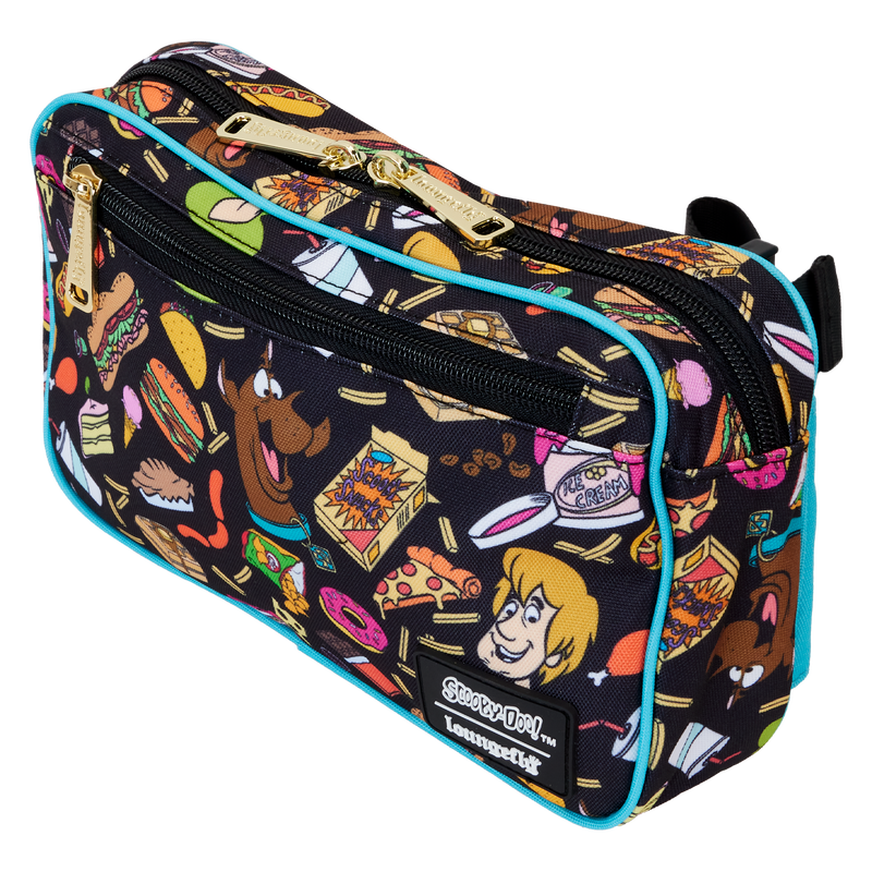 Scooby-Doo Snacks All-Over Print Nylon Belt Bag