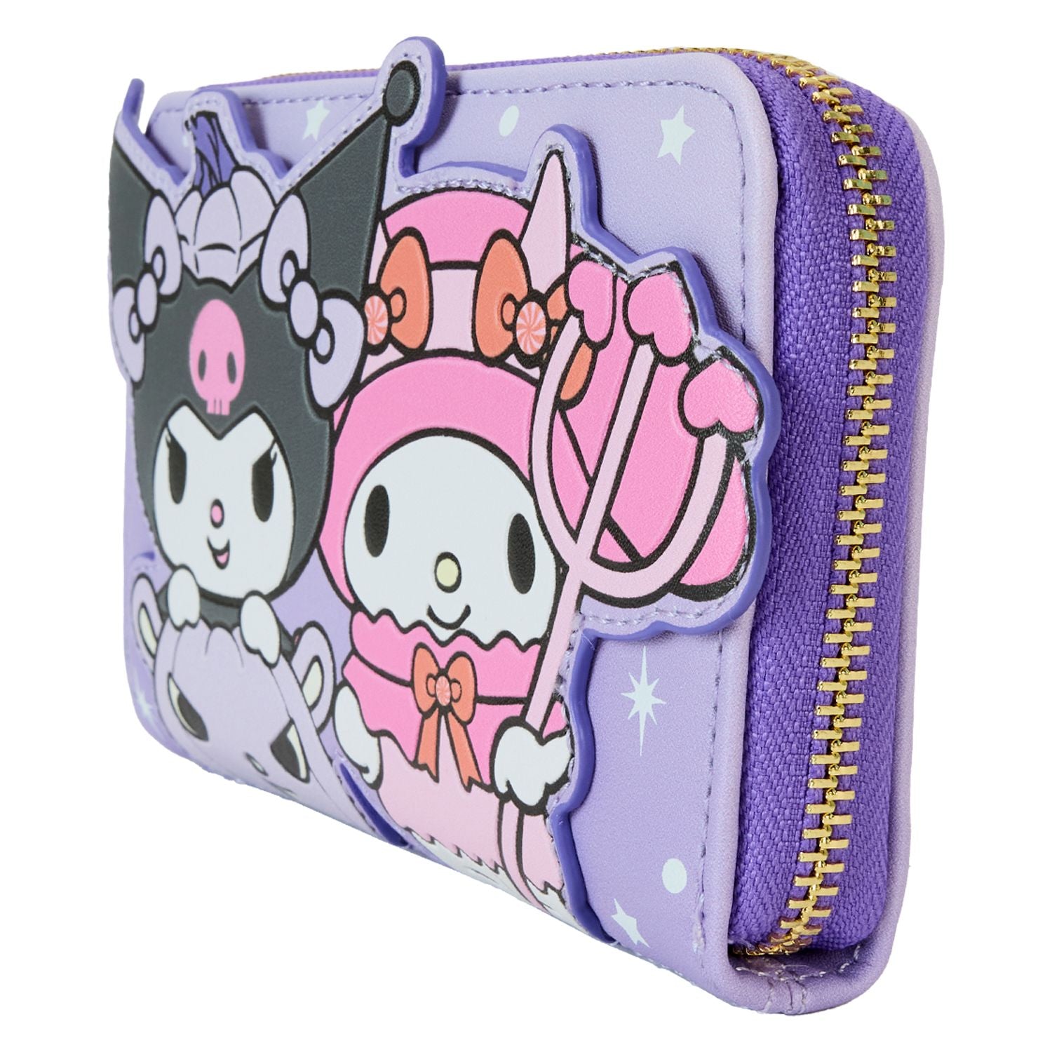 LF SANRIO KUROMI PUPKIN ZIP AROUND WALLET