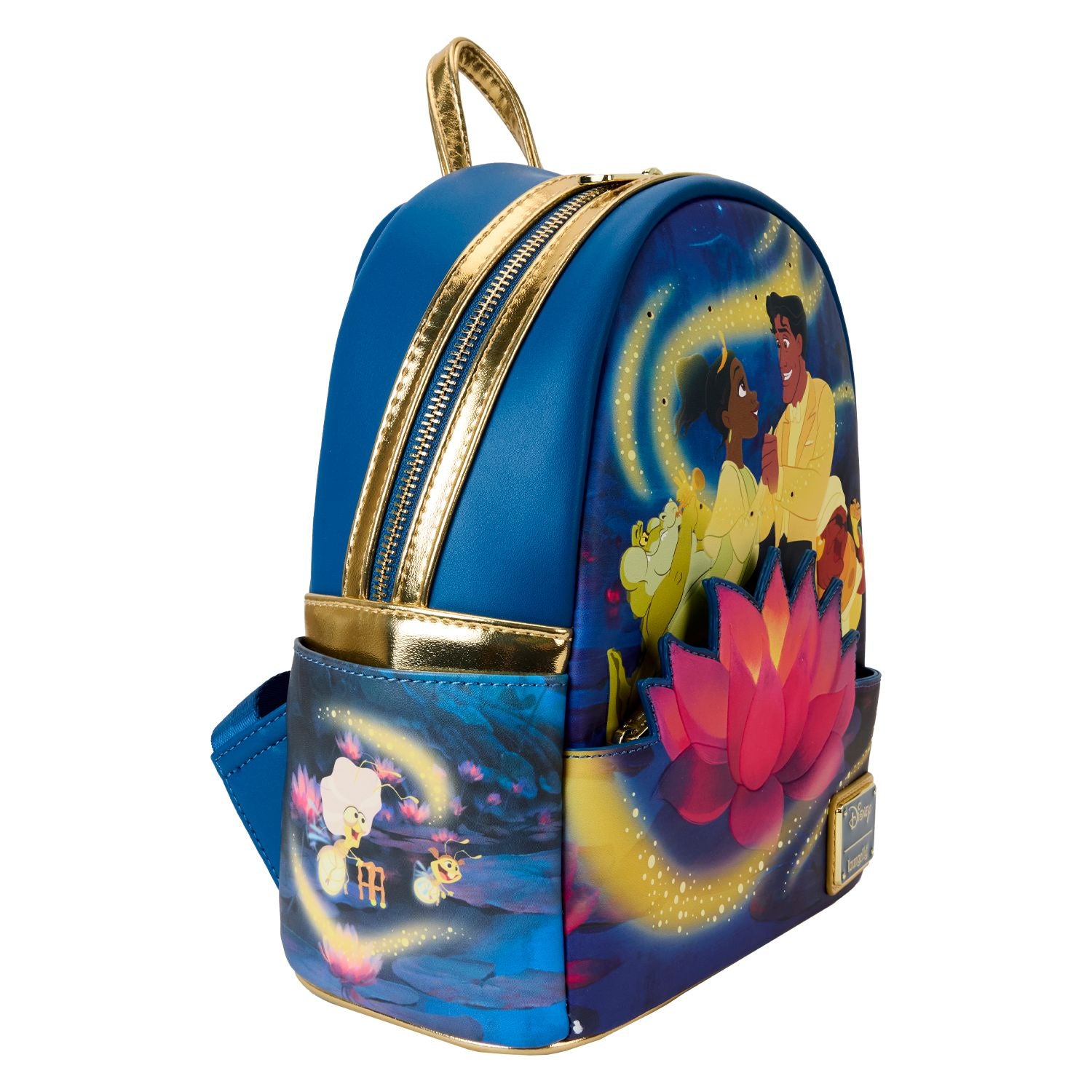 LOUNGEFLY DISNEY PRINCESS AND THE FROG 15TH ANNIVERSARY MINI BACKPACK