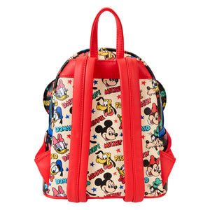 LIOUNGEFLY DISNEY MICKEY AND FRIENDS CLASSIC EAR HOLDER MINI BACKPACK