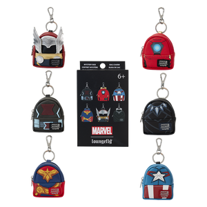 Loungefly Marvel Avengers Cosplay Mystery Mini Backpack Keychain