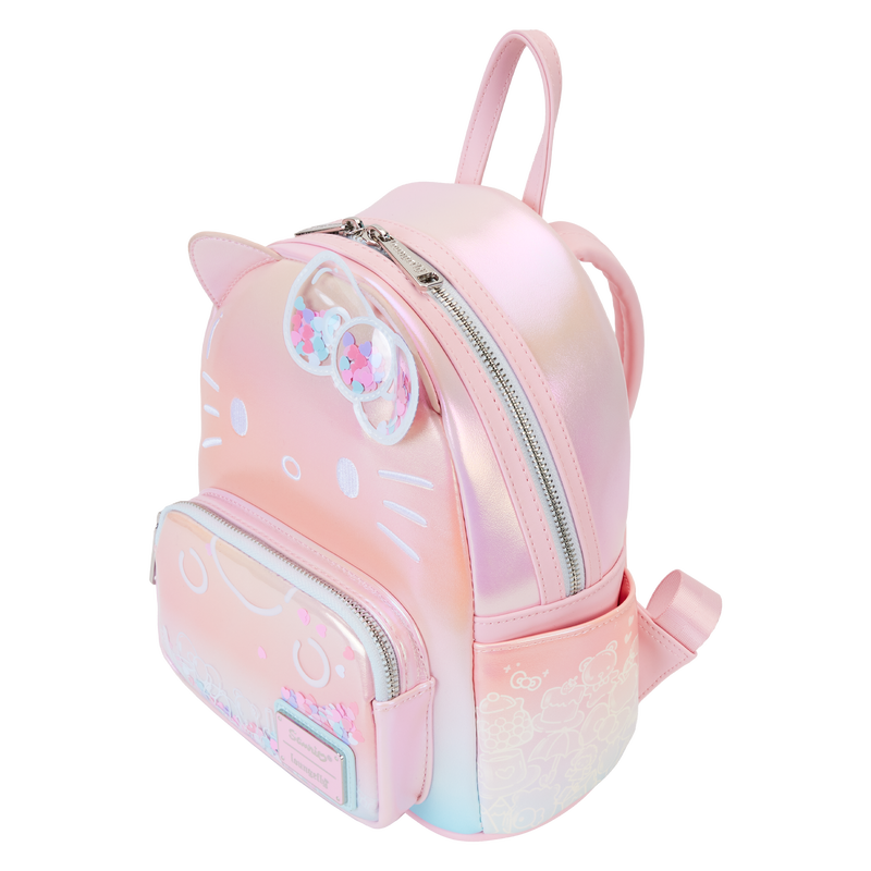 LOUNGEFLY Sanrio Hello Kitty 50th Anniversary Clear & Cute Cosplay Mini Backpack