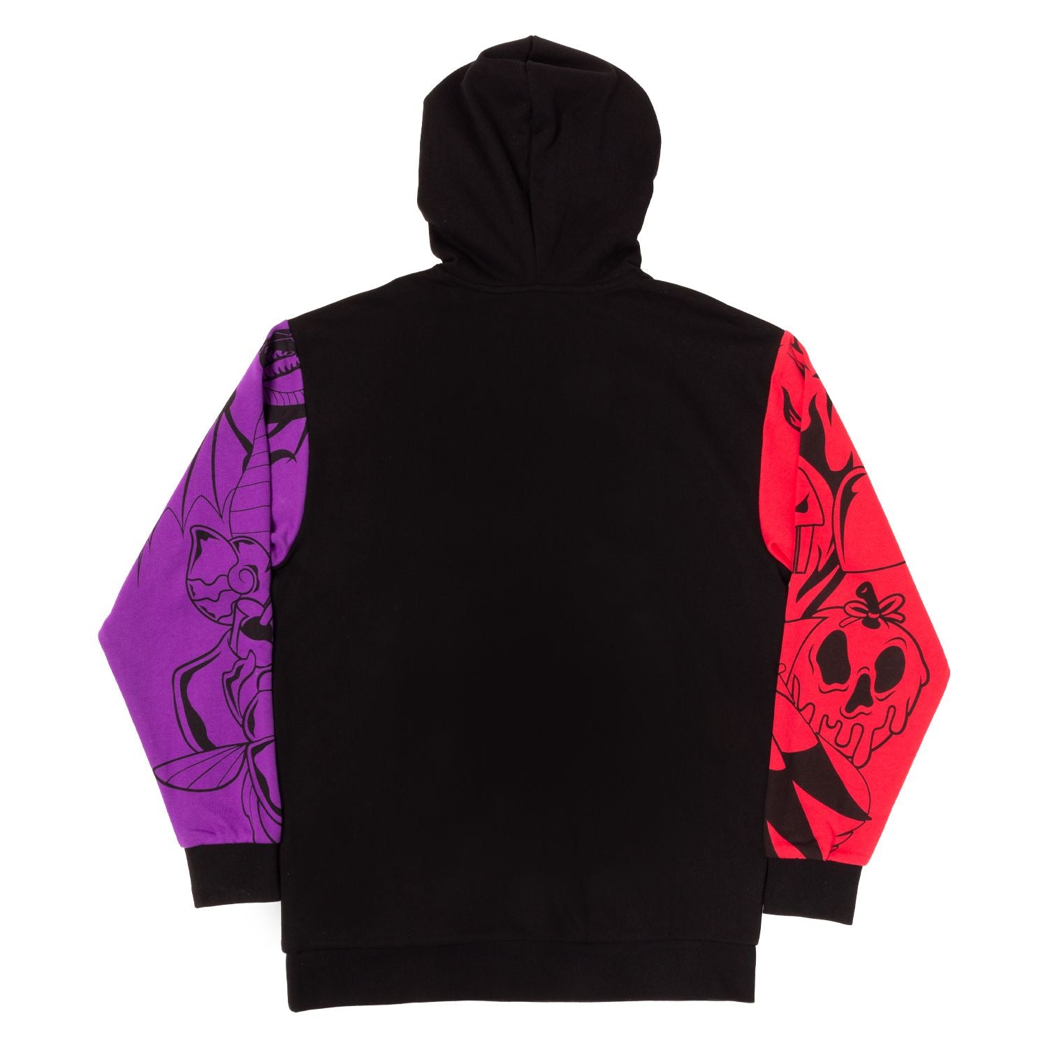 LOUNGEFLY DISNEY VILLAINS COLOR BLOCK HOODED SWEATSHIRT