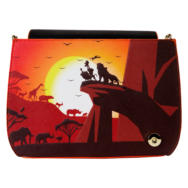 The Lion King 30th Anniversary Pride Rock Silhouette Crossbody Bag