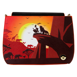 The Lion King 30th Anniversary Pride Rock Silhouette Crossbody Bag