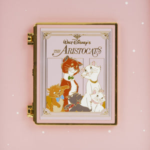 The Aristocats Book Hinged Pin 3" COLLECTOR BOX PIN