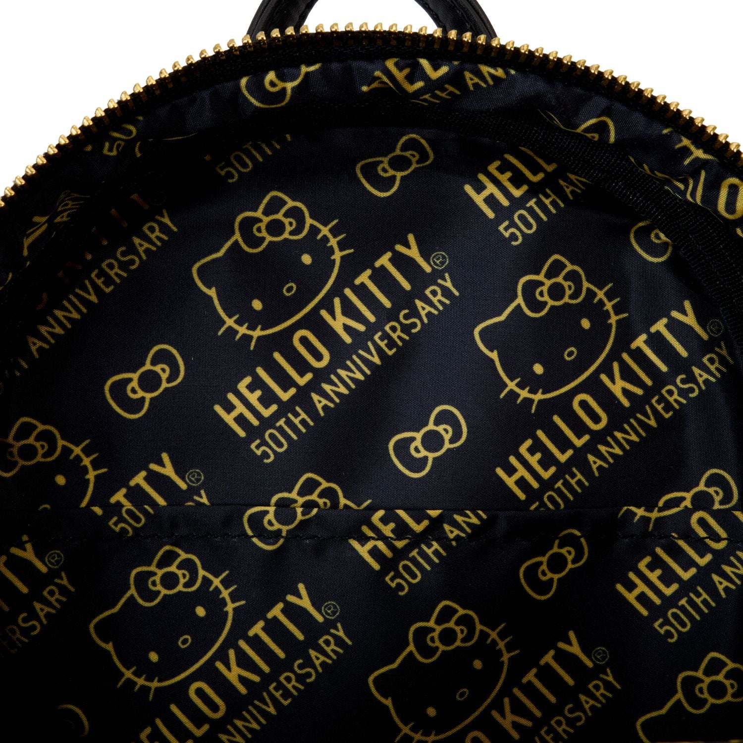 Loungefly SANRIO 50TH ANNIVERSARY METALLIC GOLD MINI BACKPACK