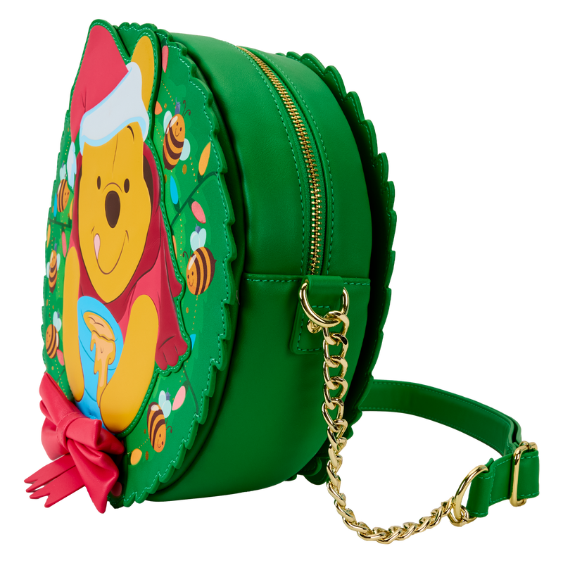 Loungefly Winnie The Pooh Stuck In Wreath Glow Crossbody Bag