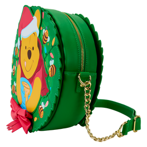 Loungefly Winnie The Pooh Stuck In Wreath Glow Crossbody Bag