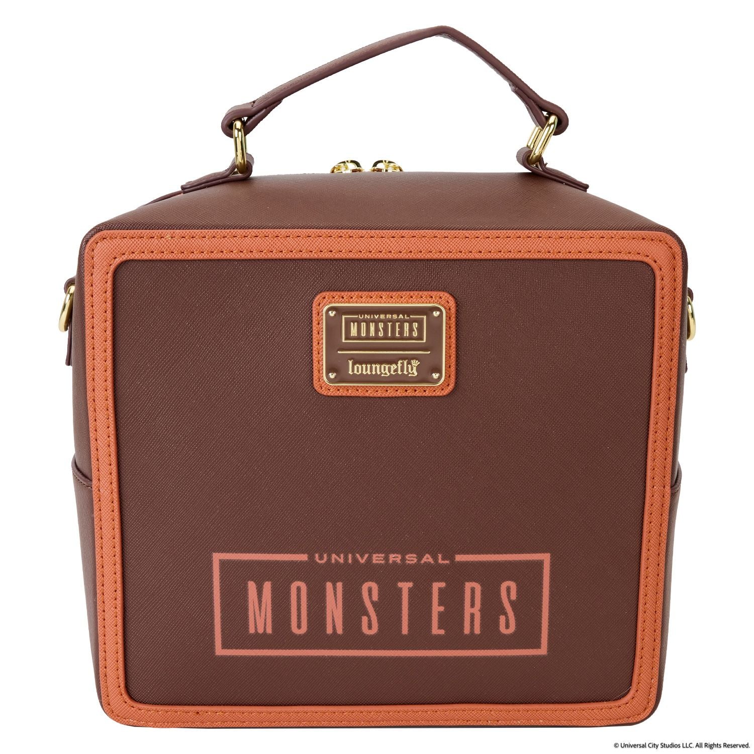 Loungefly UNIVERSAL MONSTERS VINTAGE TV TRIPLE LENTICULAR CROSSBODY BAG