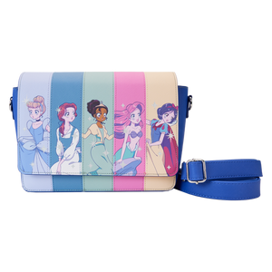 Loungefly Disney Princess Manga Style Crossbody Bag