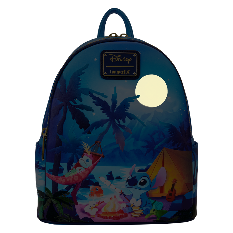 Stitch Camping Cuties Glow Mini Backpack