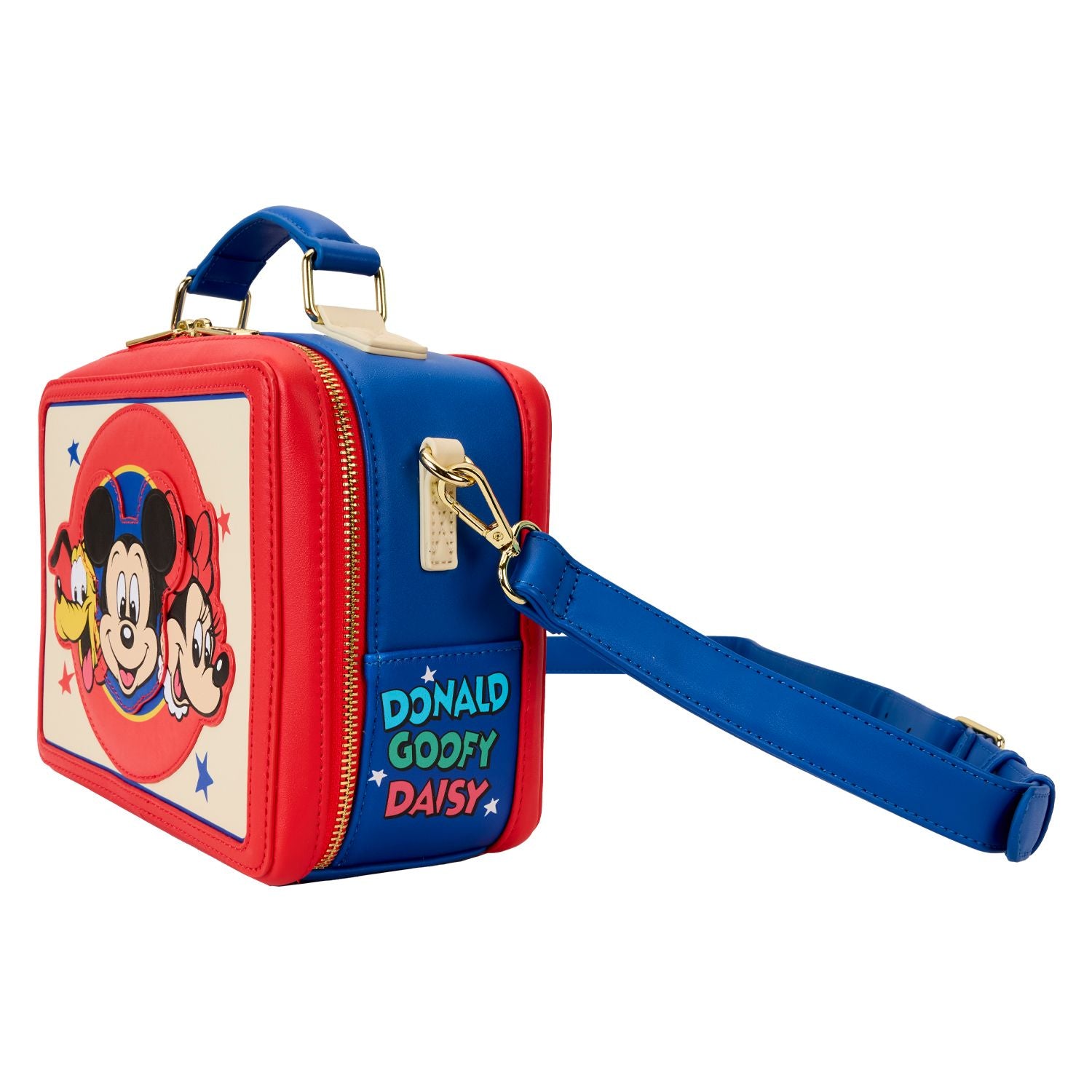 LOUNGEFLY DISNEY MICKEY AND FRIENDS CLASSIC CROSSBODY BAG