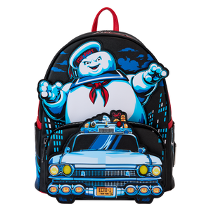 Loungefly Ghostbusters Stay Puft Ecto-1 Light Up Mini Backpack