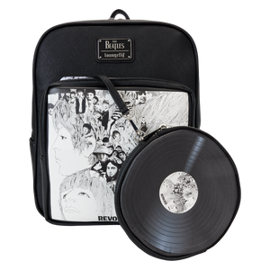 Loungefly The Beatles Revolver Album Cover Mini Backpack with Record Coin Bag