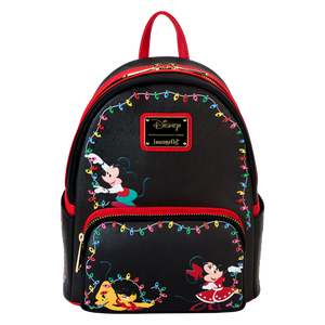 Loungefly Mickey & Friends Christmas Light Decorations Light Up Mini Backpack