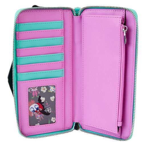 LOUNGEFLY MGM KILLER KLOWNS FROM OUTER SPACE ZIP AROUND WRISTLET