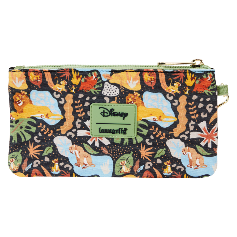 The Lion King 30th Anniversary All-Over Print Canvas Zipper Pouch Wristlet