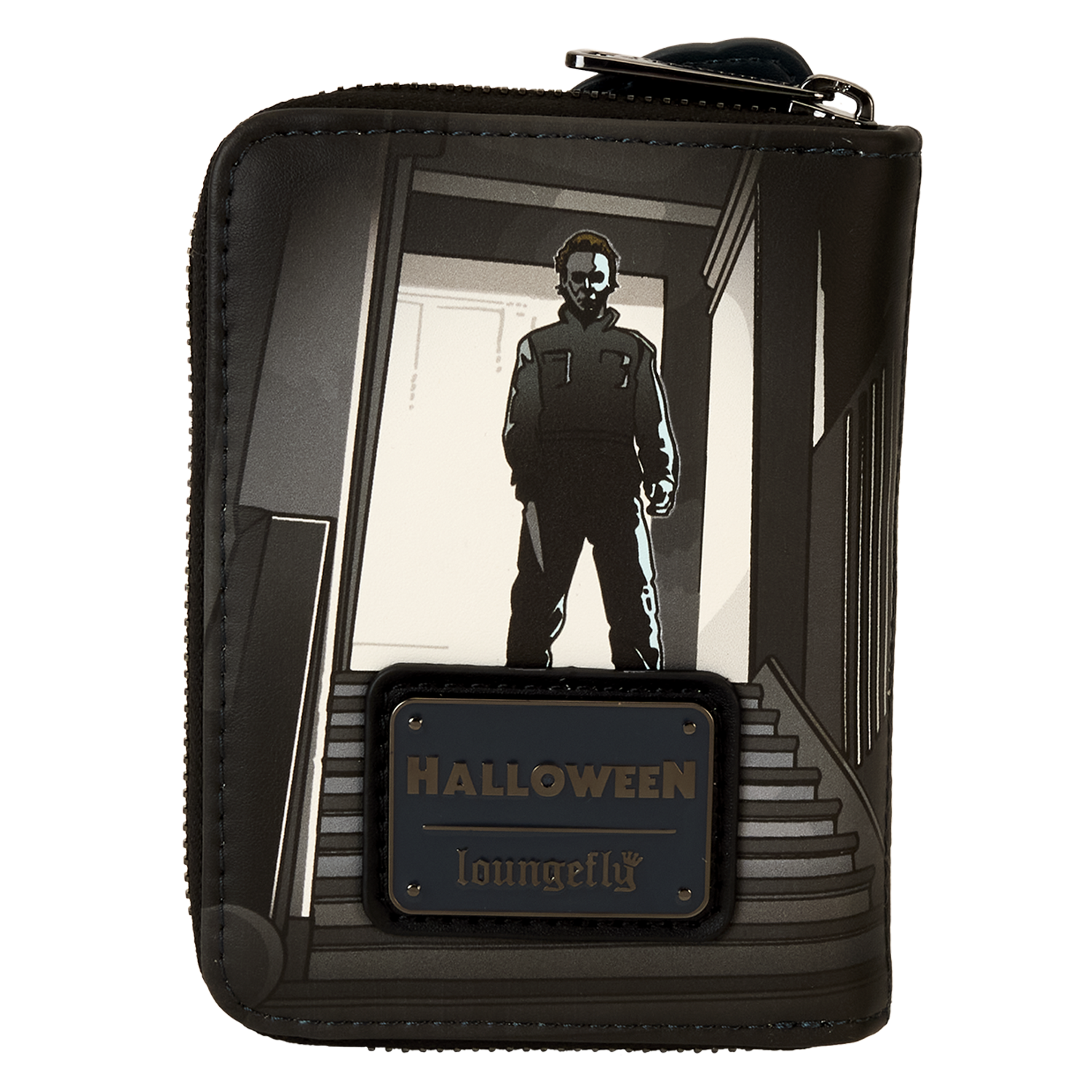 LOUNGEFLY HALLOWEEN MICHAEL MYERS ZIP AROUND WALLET