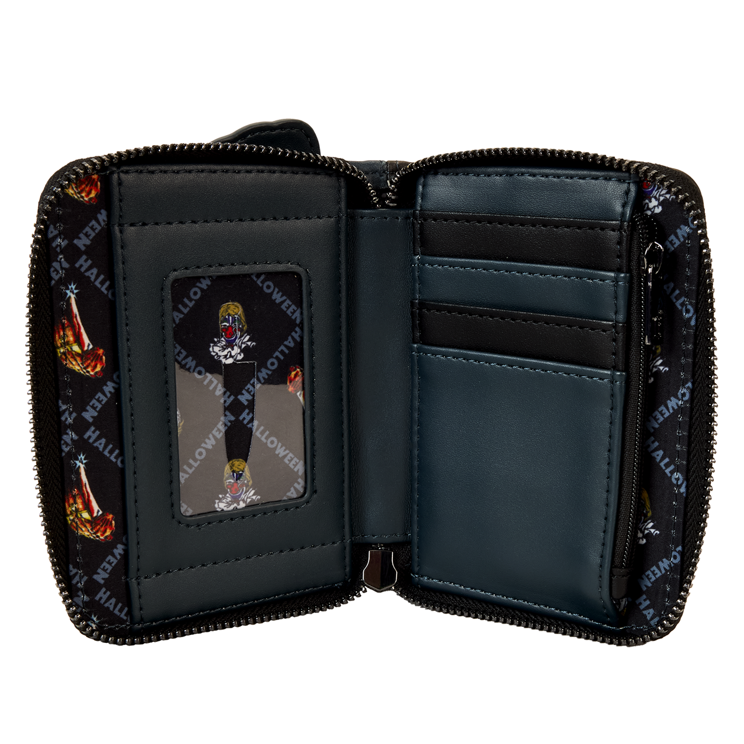 LOUNGEFLY HALLOWEEN MICHAEL MYERS ZIP AROUND WALLET