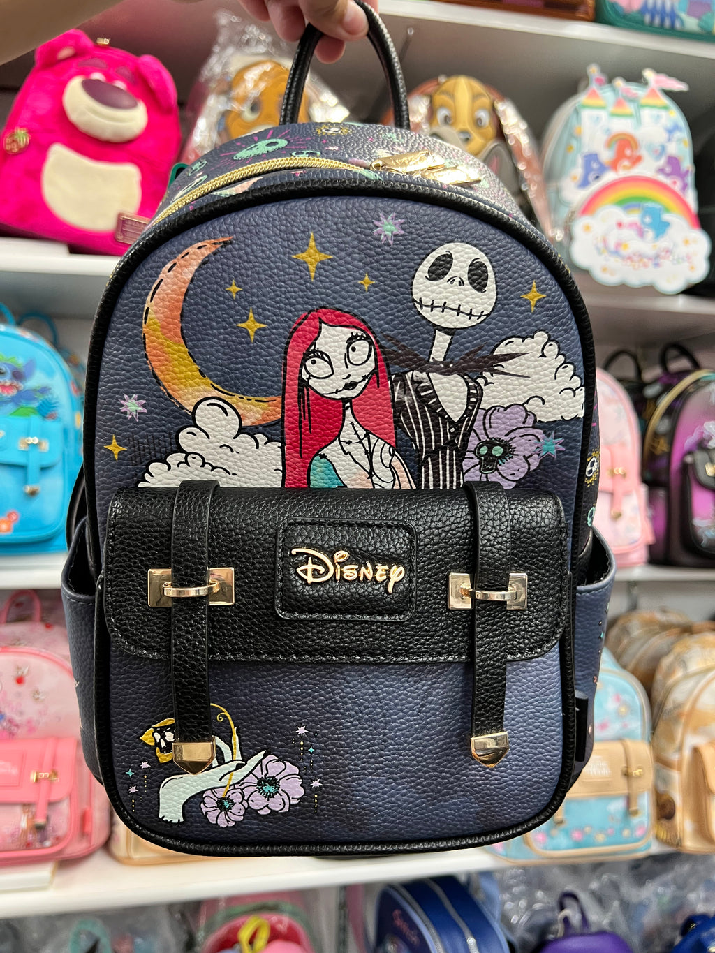 New Nightmare Before Christmas Vegan Leather Mini Backpack