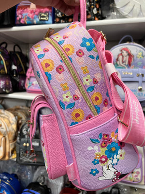 New Daisy Duck and Minnie Leather Mini Backpack