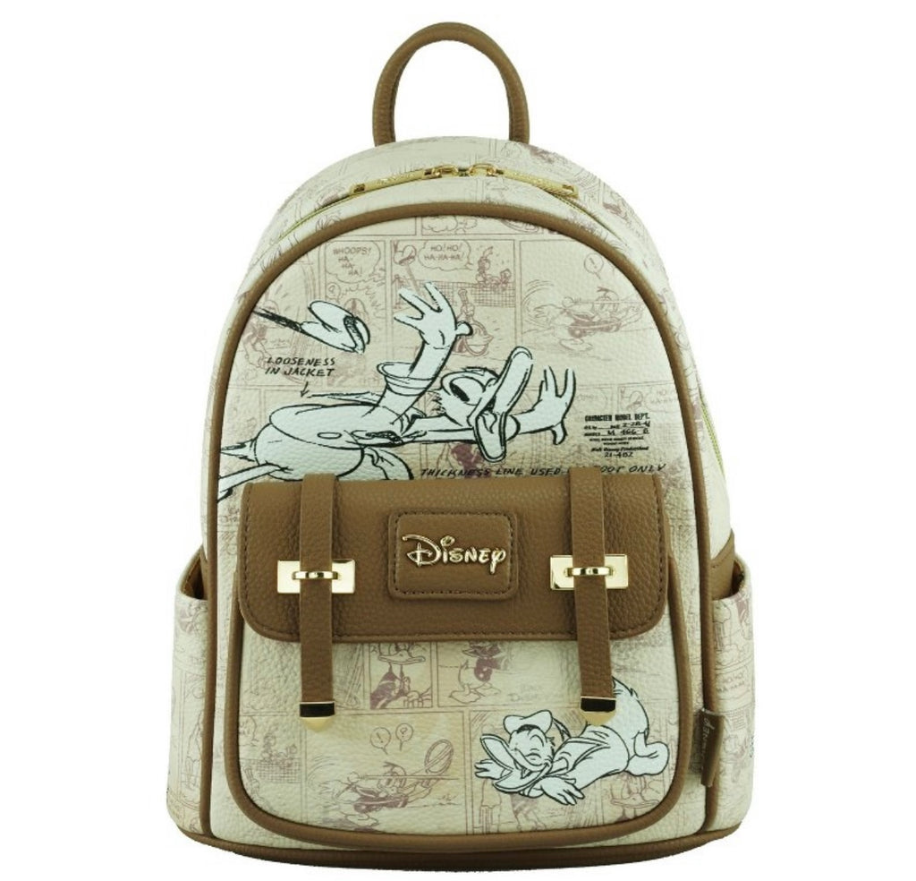 New Donald Duck Leather Mini Backpack