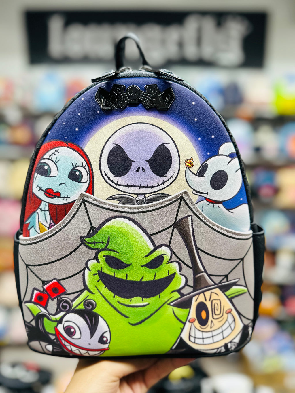 Awesome Collectibles Loungefly Exclusive Nightmare Before Christmas Family Chibi Mini Backpack