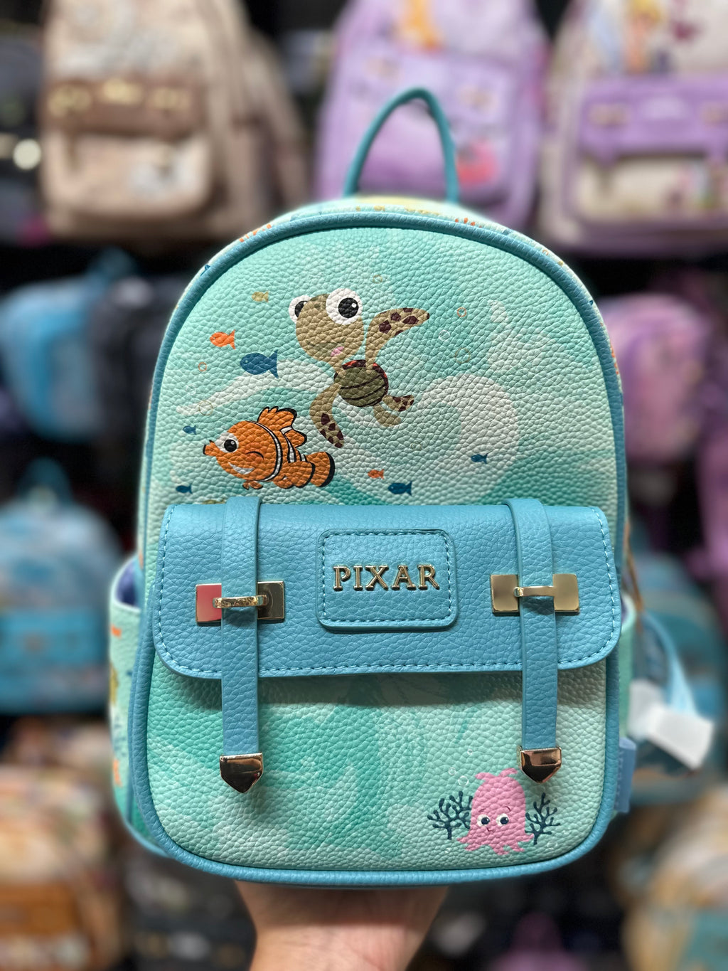 New Finding Nemo and Friends Leather Mini Backpack