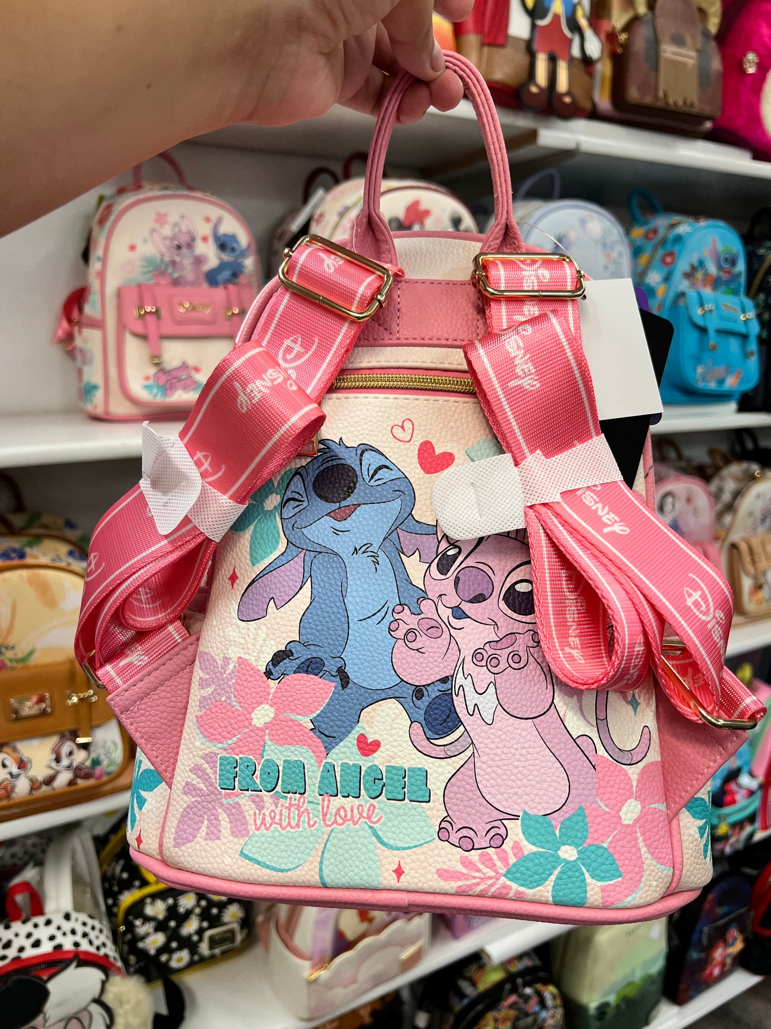 Lilo and hotsell stitch leather backpack