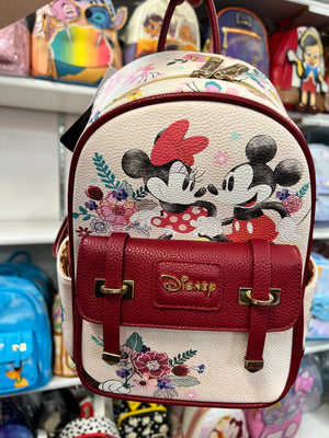 New Mickey and Minnie Vegan Leather Mini Backpack