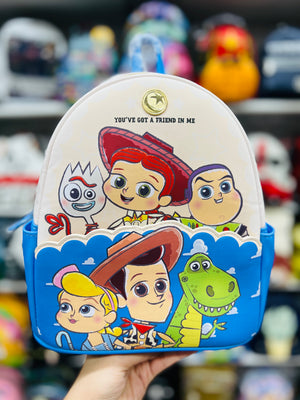 Awesome Collectibles Loungefly Exclusive Disney Chibi “Toy Story Family” Loungefly Mini Backpack