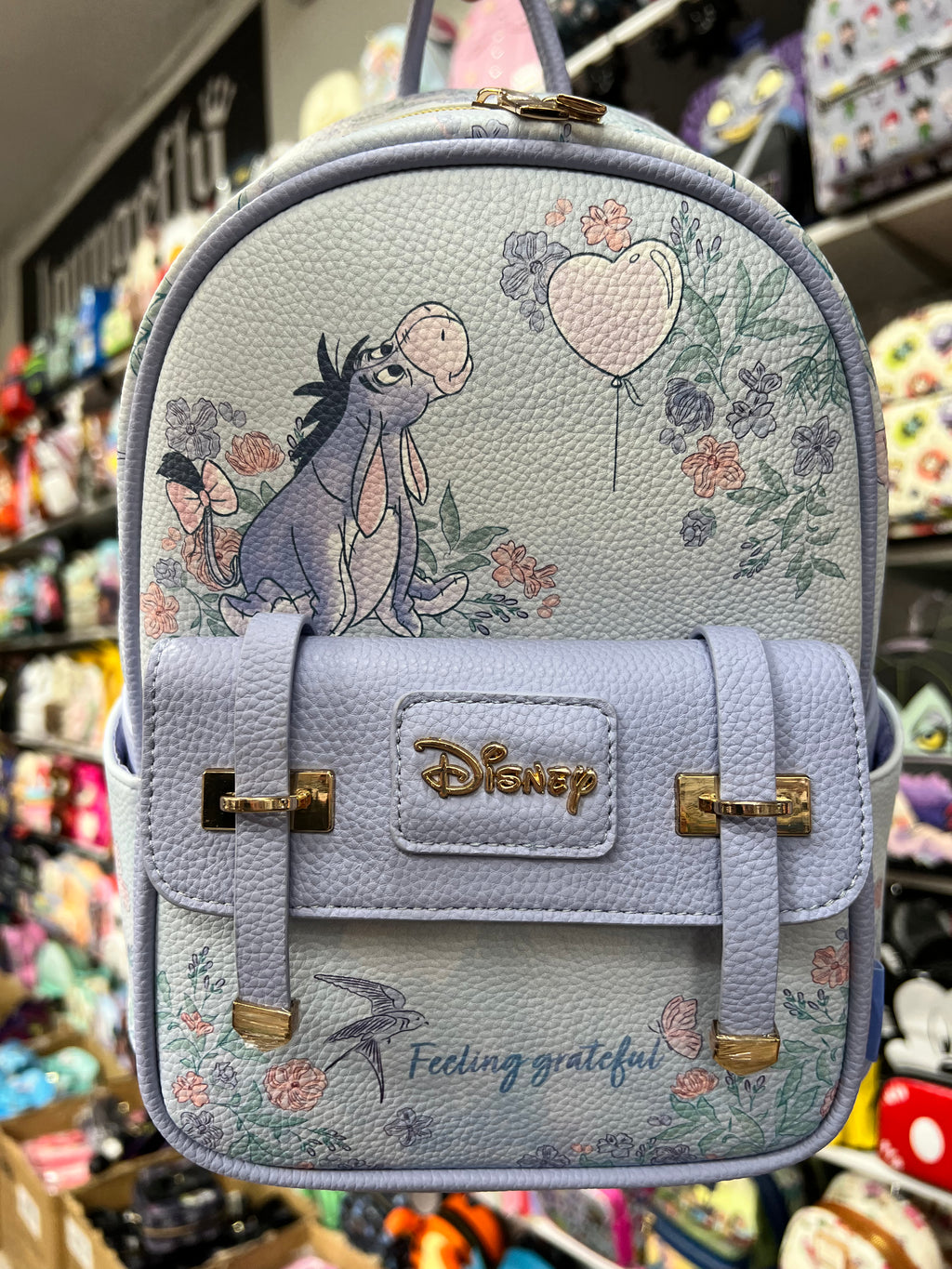 New Eeyore Vegan Leather Mini Backpack