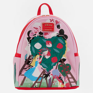 Disney Loungefly Mini Backpack - Alice In Wonderland Red Roses