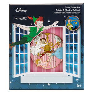 DISNEY PETER PAN 70TH ANNIVERSARY COLLECTION 3" COLLECTOR'S BOX PIN LIMITED EDITION