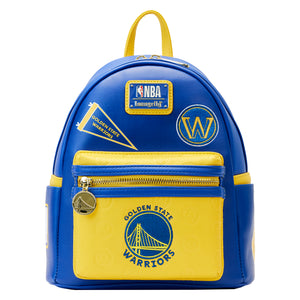 NBA GOLDEN STATE WARRIORS PATCH ICONS MINI BACKPACK
