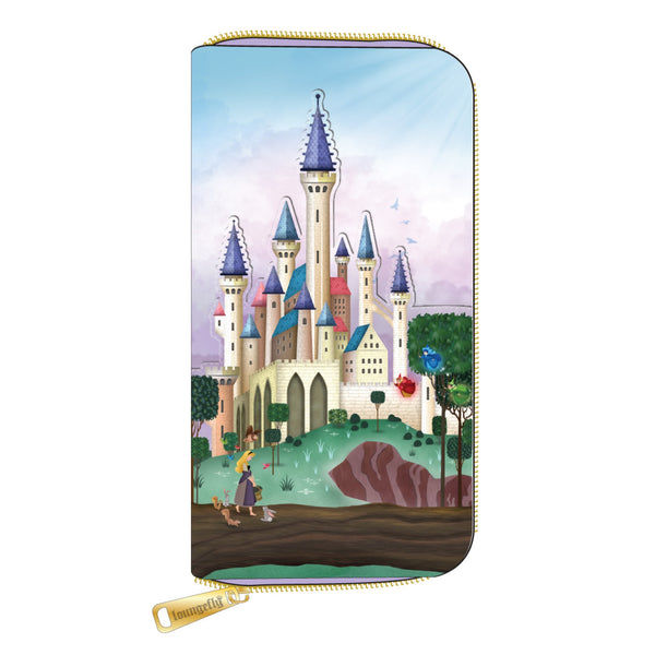 Disney Princess Castle Series Sleeping Beauty Zip Around Wallet